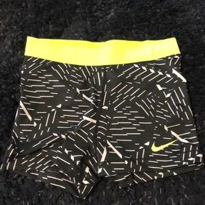 Nike pro spandex shorts